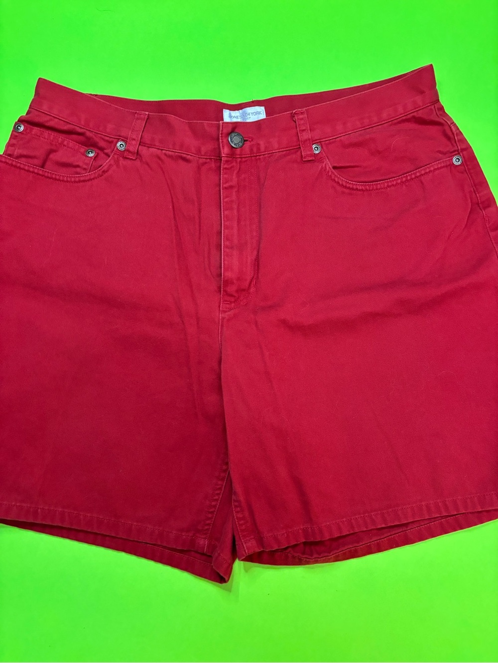 Jones New York Bright Red Women's Bermuda Shorts